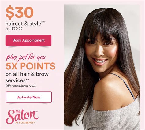 how much is a hair cut at ulta|ulta make up appointments.